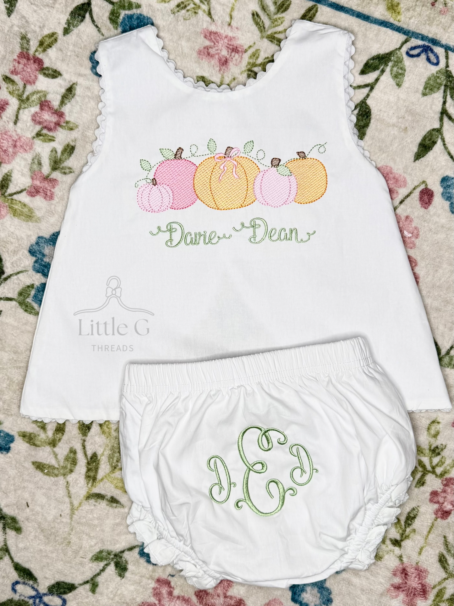 Pumpkin Swing Back Diaper Set