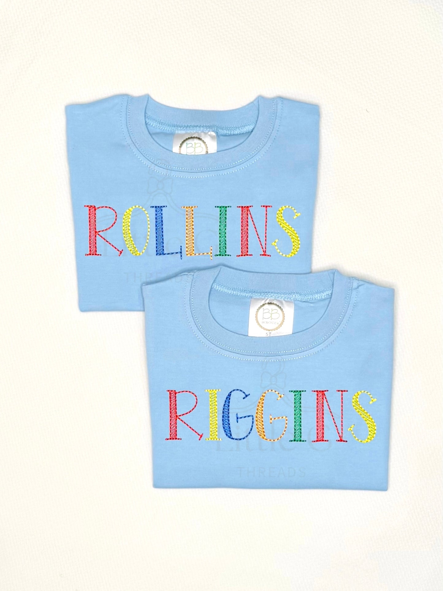 Primary Colors Name Tee