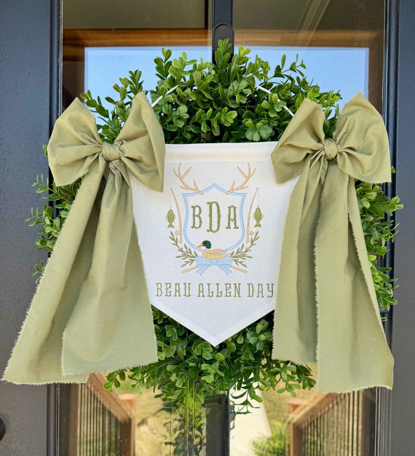 Birth Announcement Banner(duck/fish/deer)