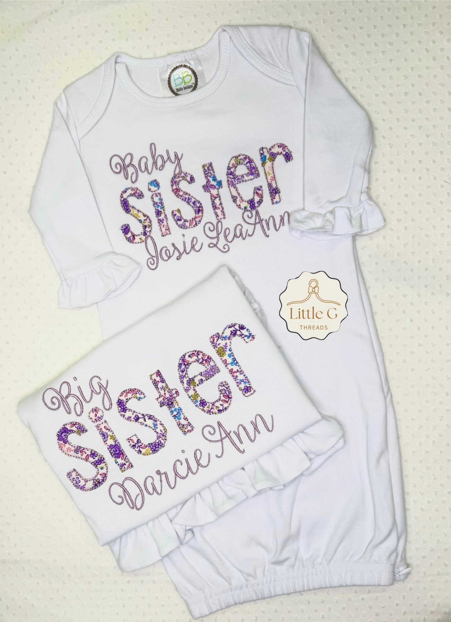 Baby Sister Ruffle Gown