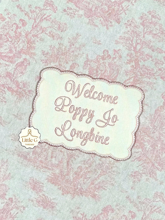 Bassinet Card
