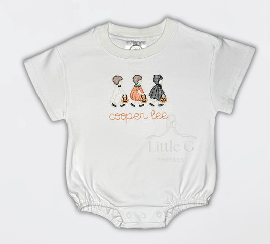 Trick or Treat T shirt Bubble