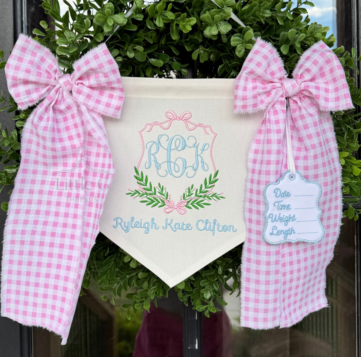 Birth Announcement Banner