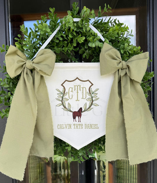 Birth Announcement Banner (horse)