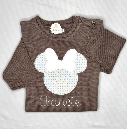 Minnie Head  Roll neck sweater