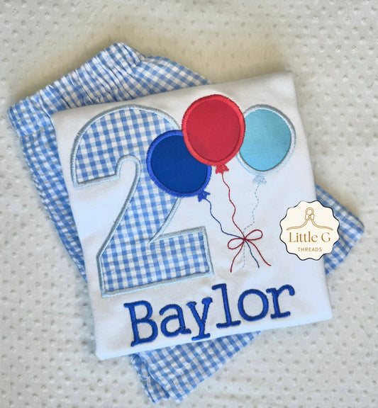 Birthday short set