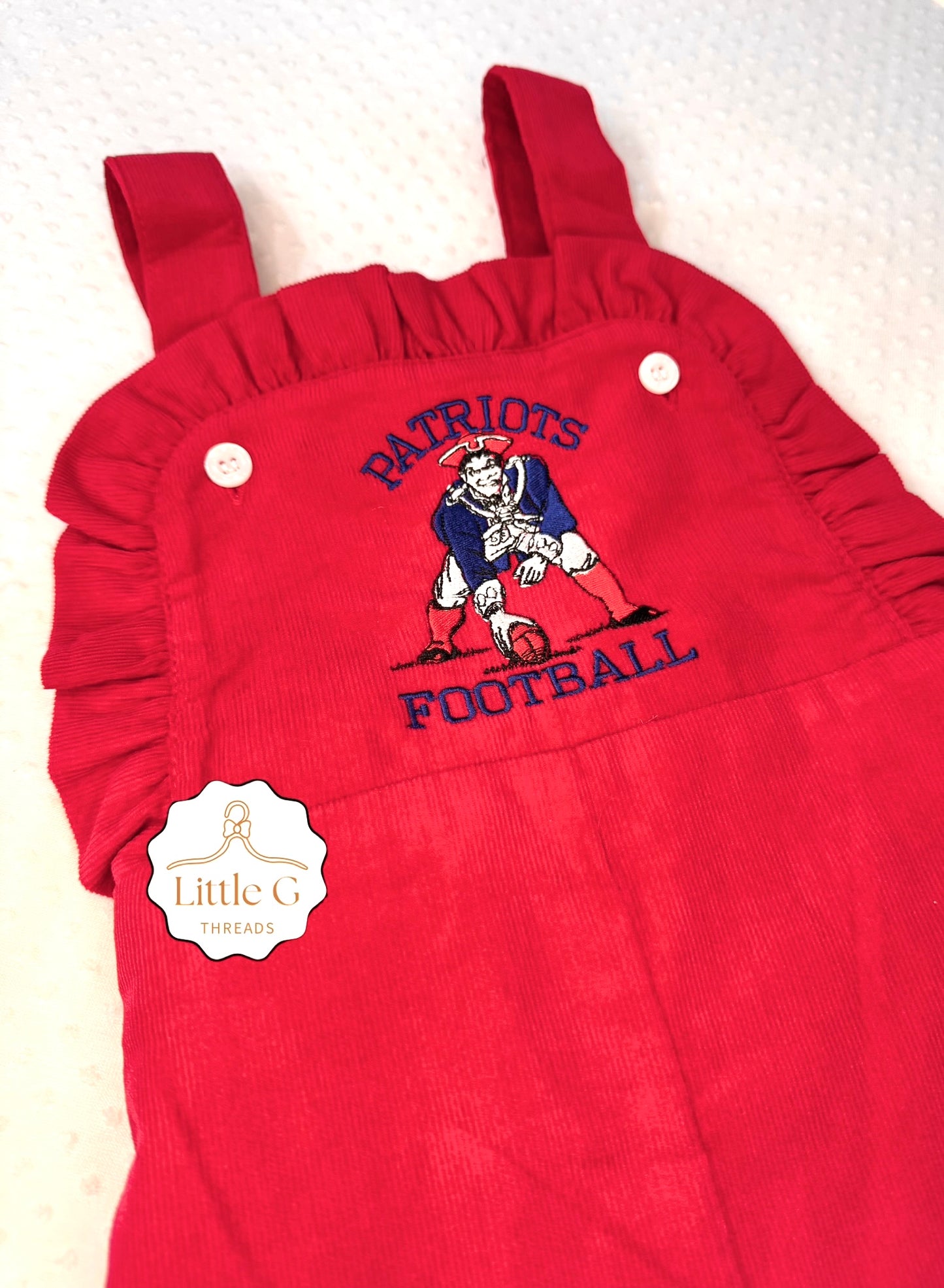 Corduroy Girls Ruffle Longall