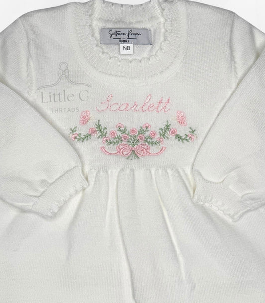 Scalloped Knit Gown Newborn
