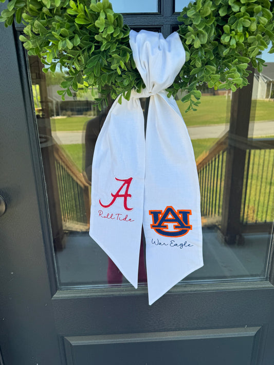 War Eagle/Roll Tide Sash