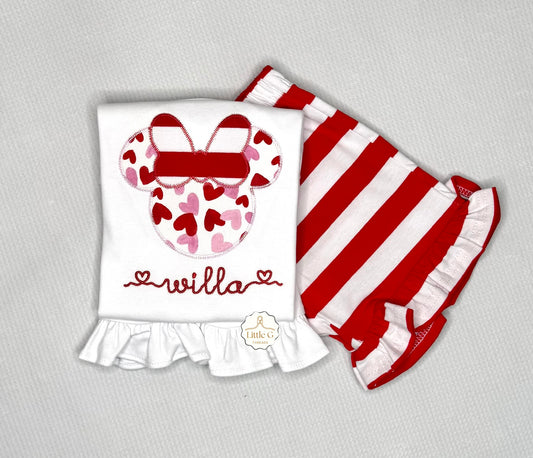 Minnie Head Short Set