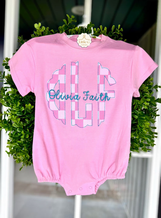 Appliqué Monogram T-Shirt Bubble