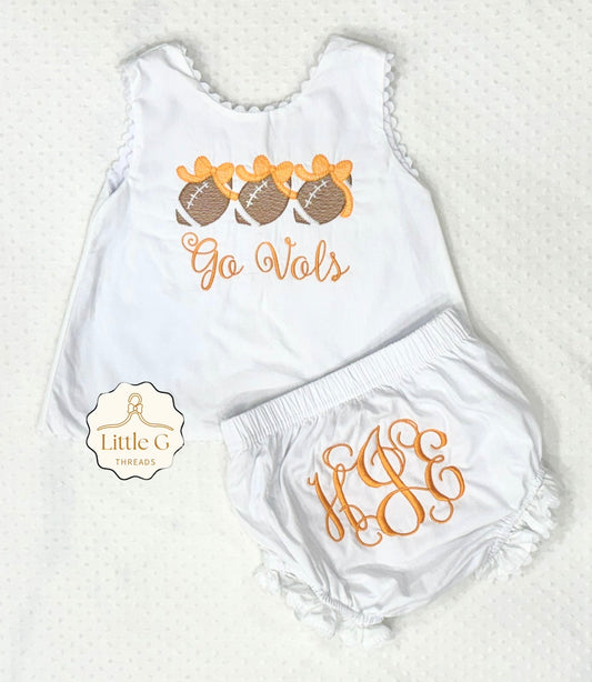 Go Vols Swing Back Diaper Set