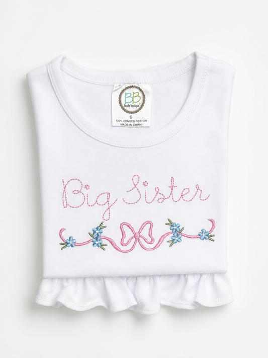 Big Sister Ruffle Tee
