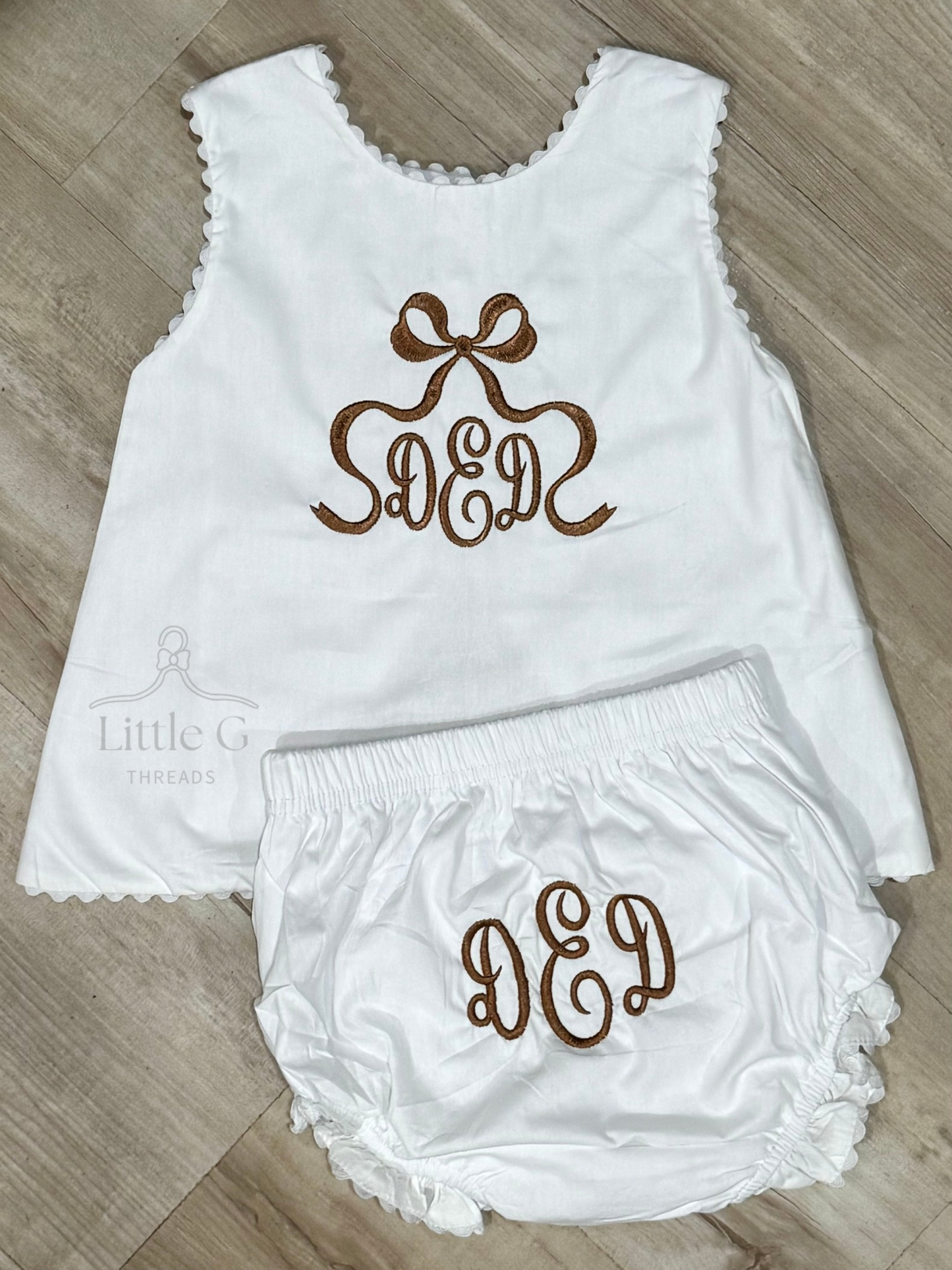 Flowy Bow Swing Back Diaper Set