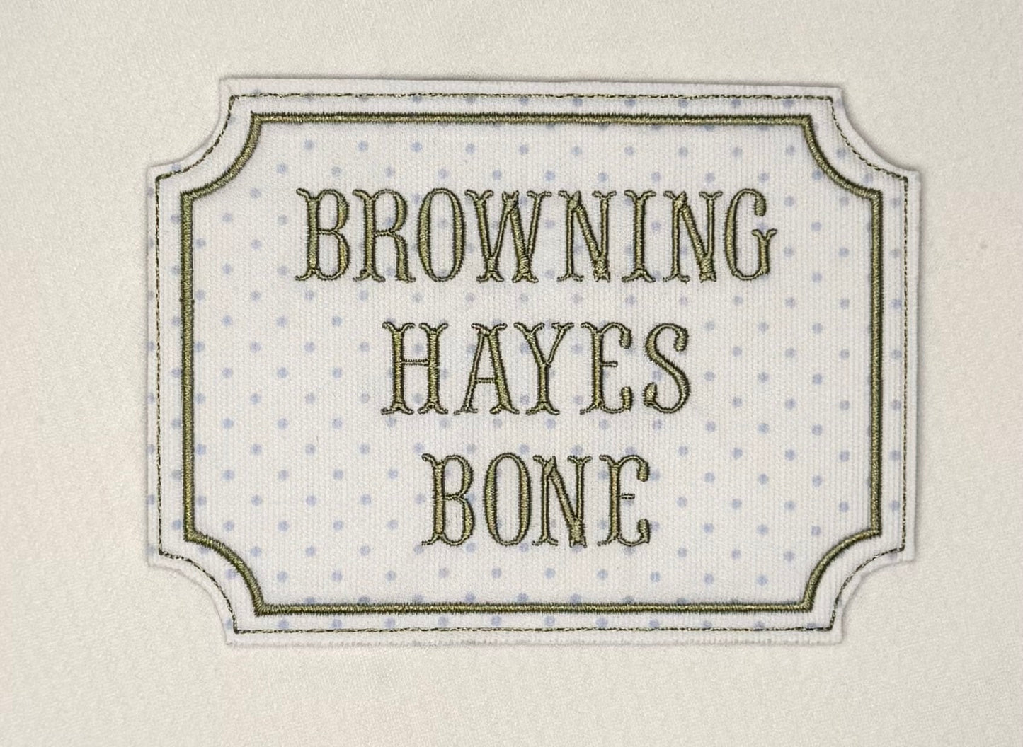 Bassinet Card