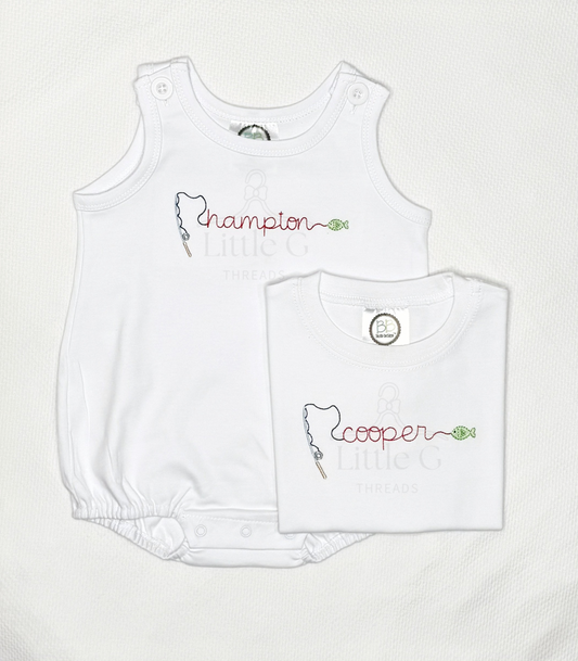 Fishing Pole Name Tee