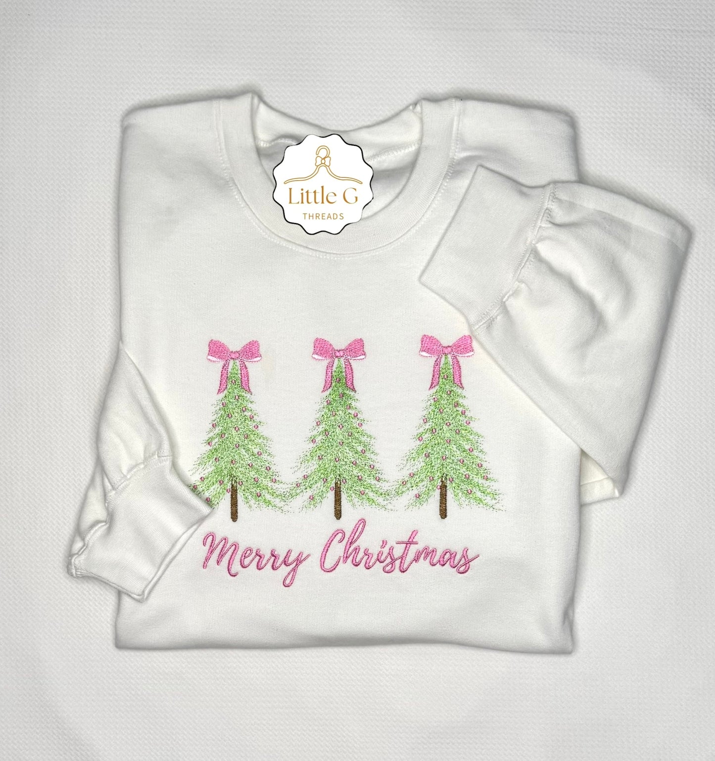 Coquette Bows Christmas Sweatshirt