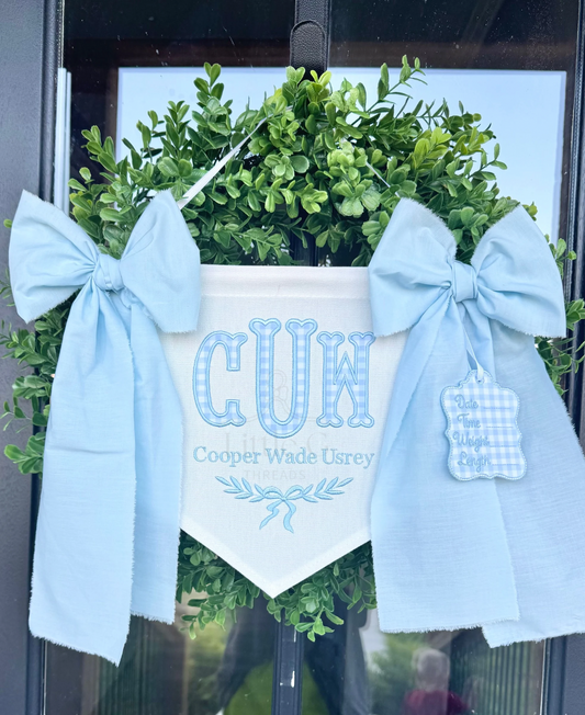Birth Announcement Banner