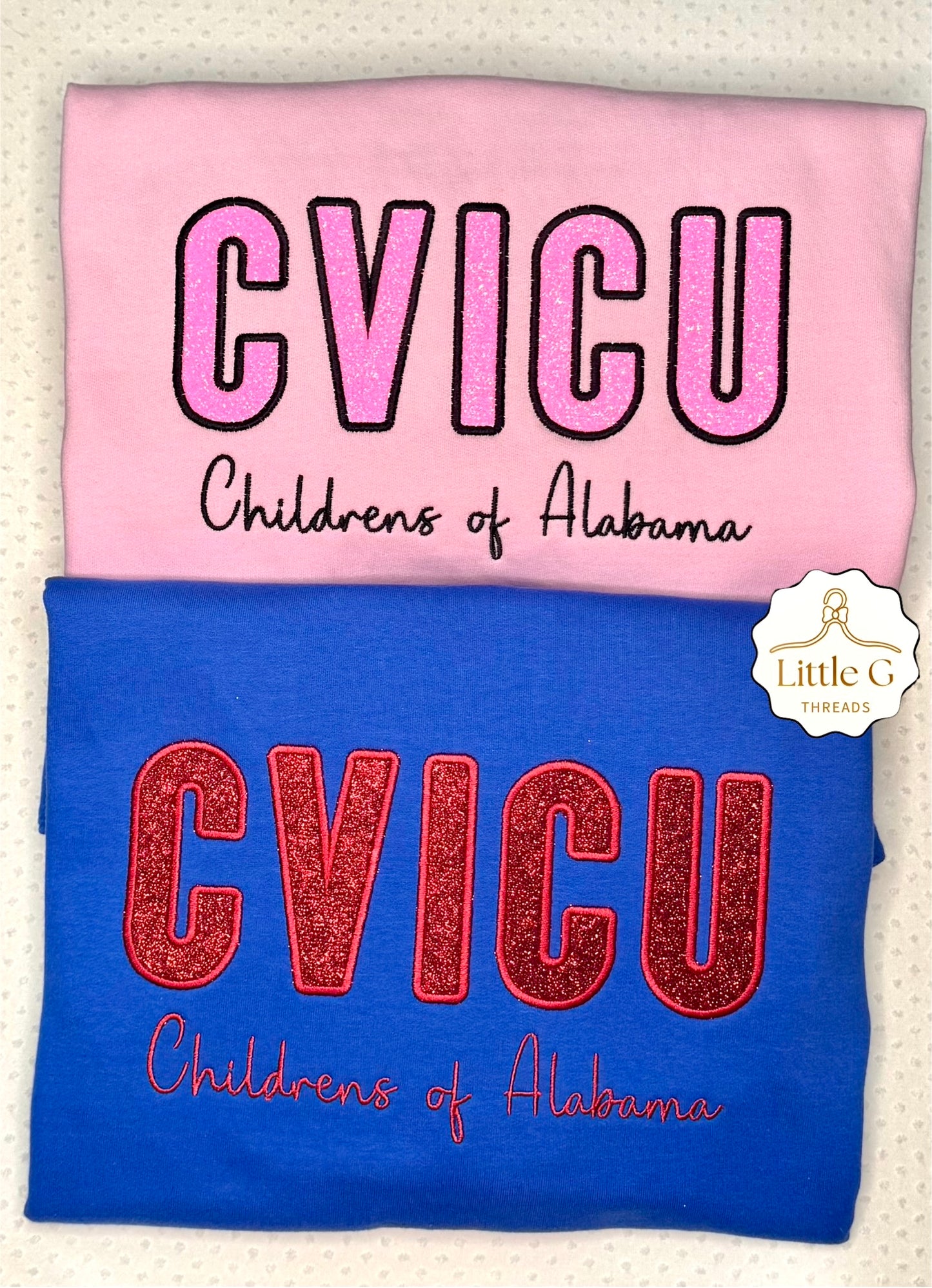 Appliqué CVICU Gildan Sweatshirt