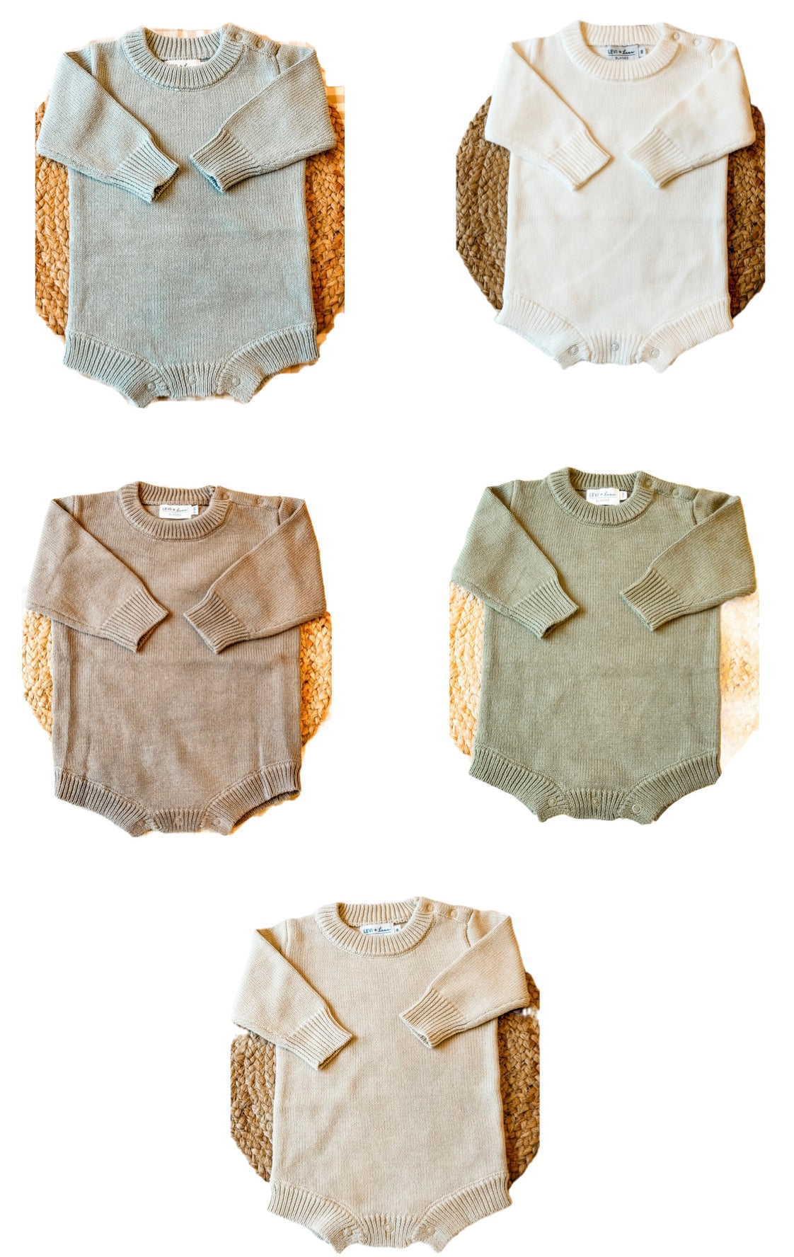 Long Sleeve Knit Romper(simple name)