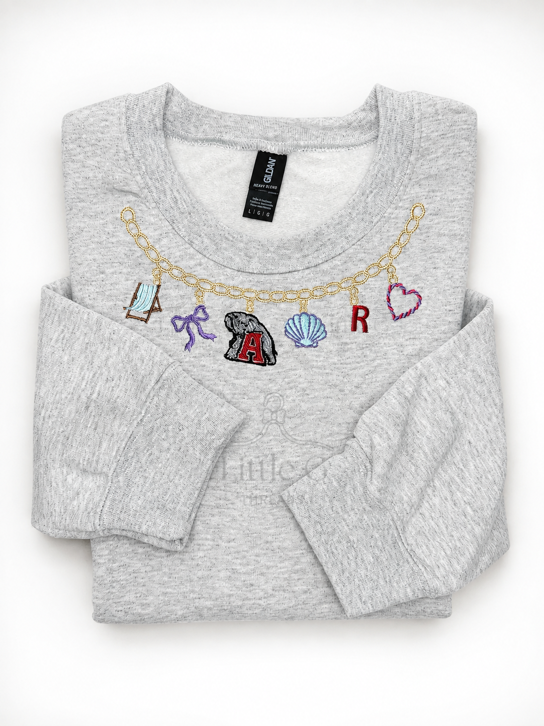 Favorite Things  Charm Necklace Sweatshirt