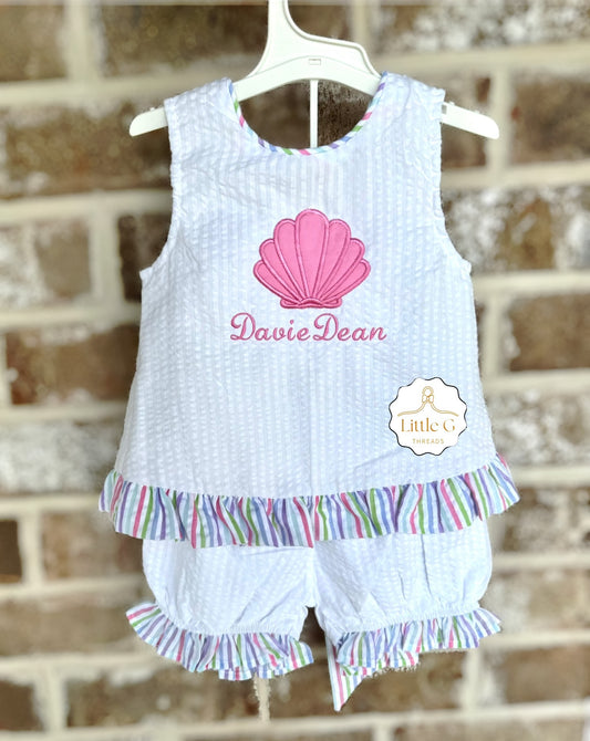 Seersucker Swing Back Set