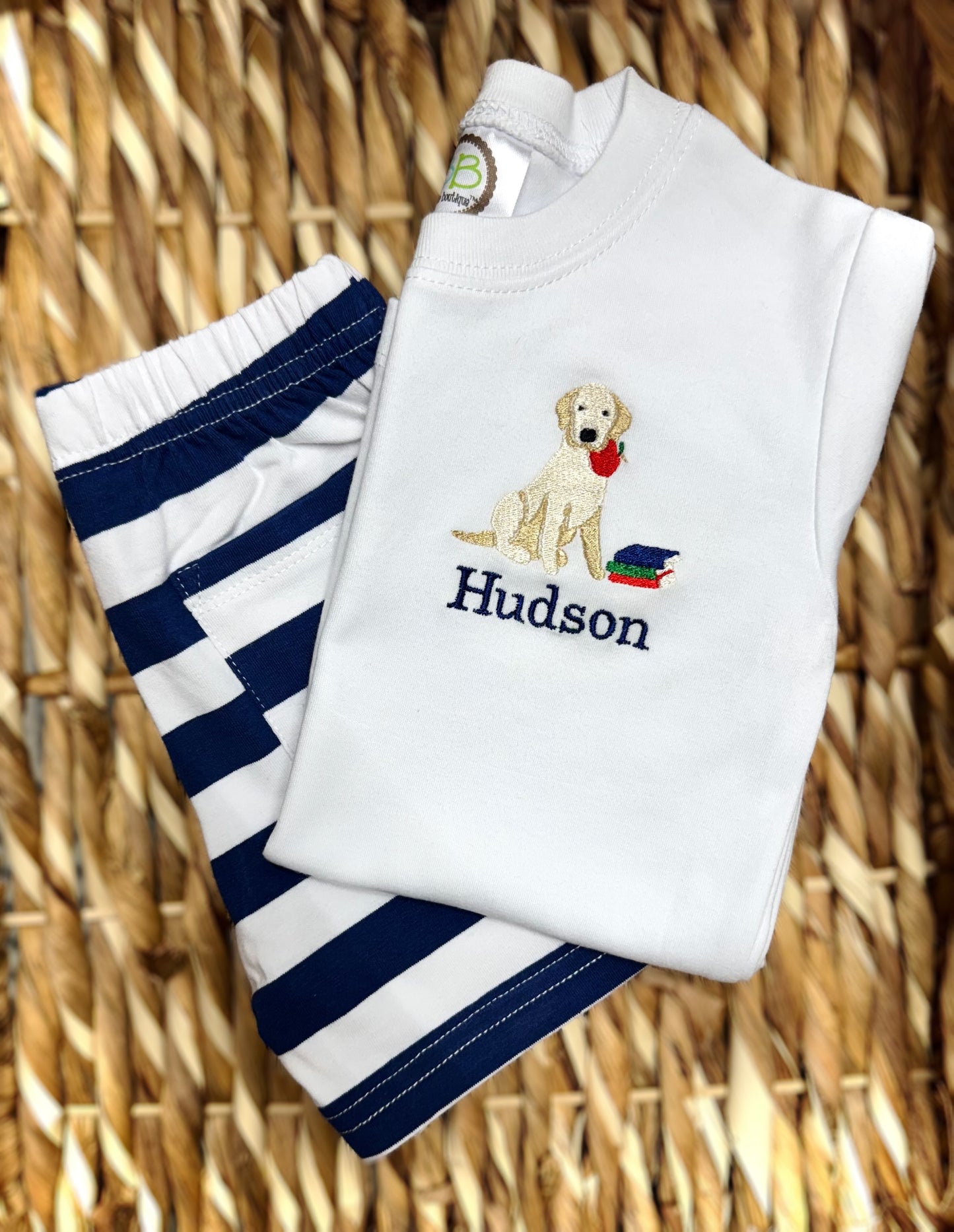 Striped short set Puppy