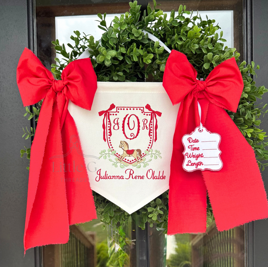 Birth Announcement Banner