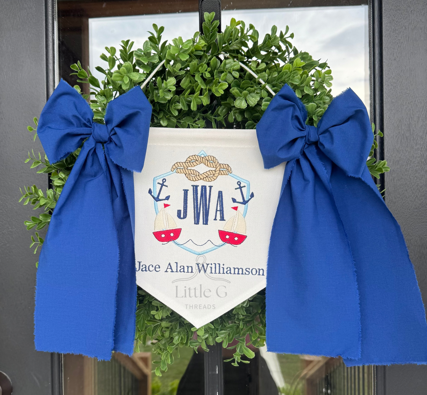 Birth Announcement Banner(Nautical)