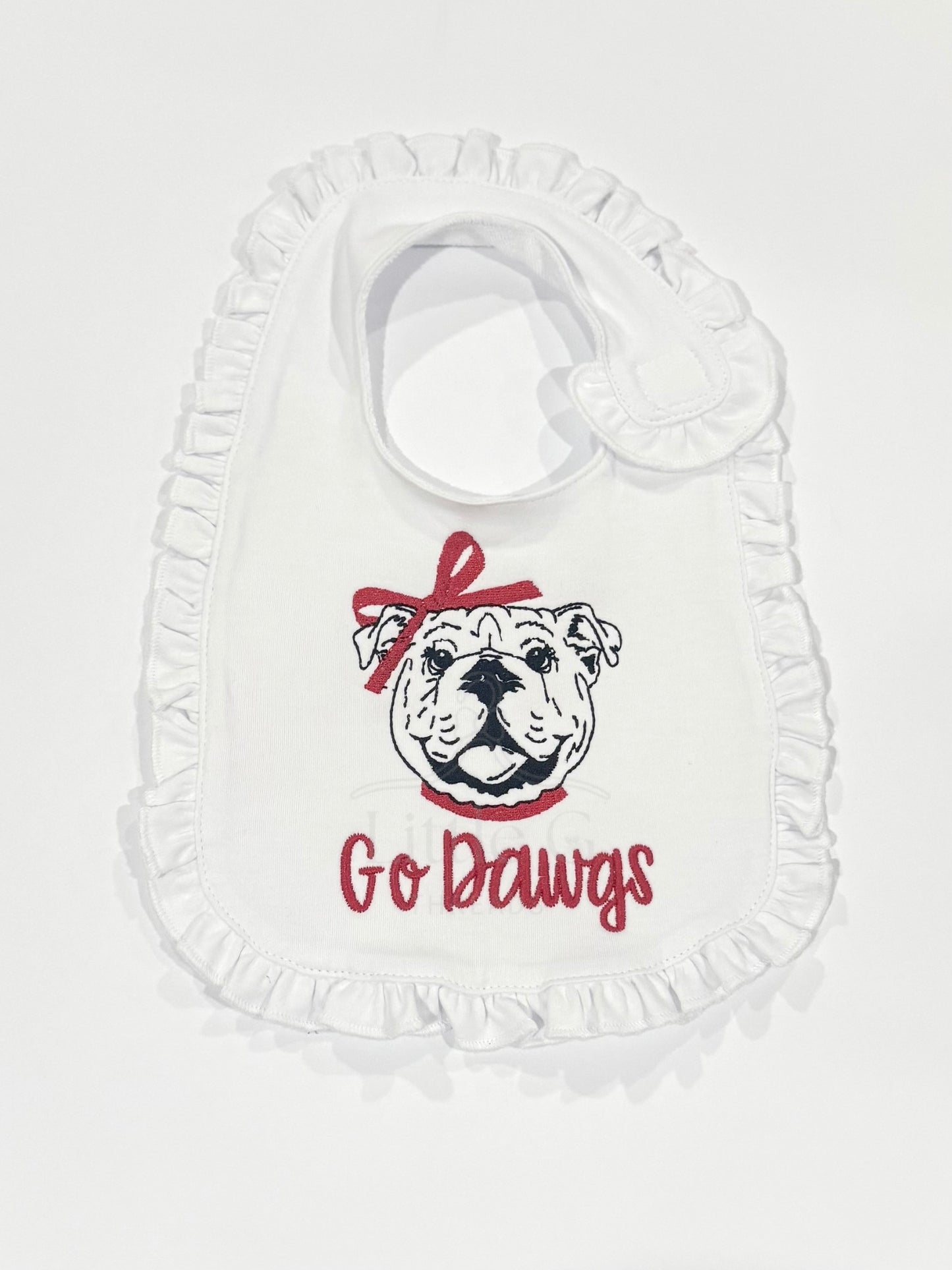 Go Dawgs Ruffle Bib