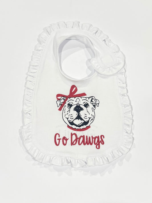 Go Dawgs Ruffle Bib