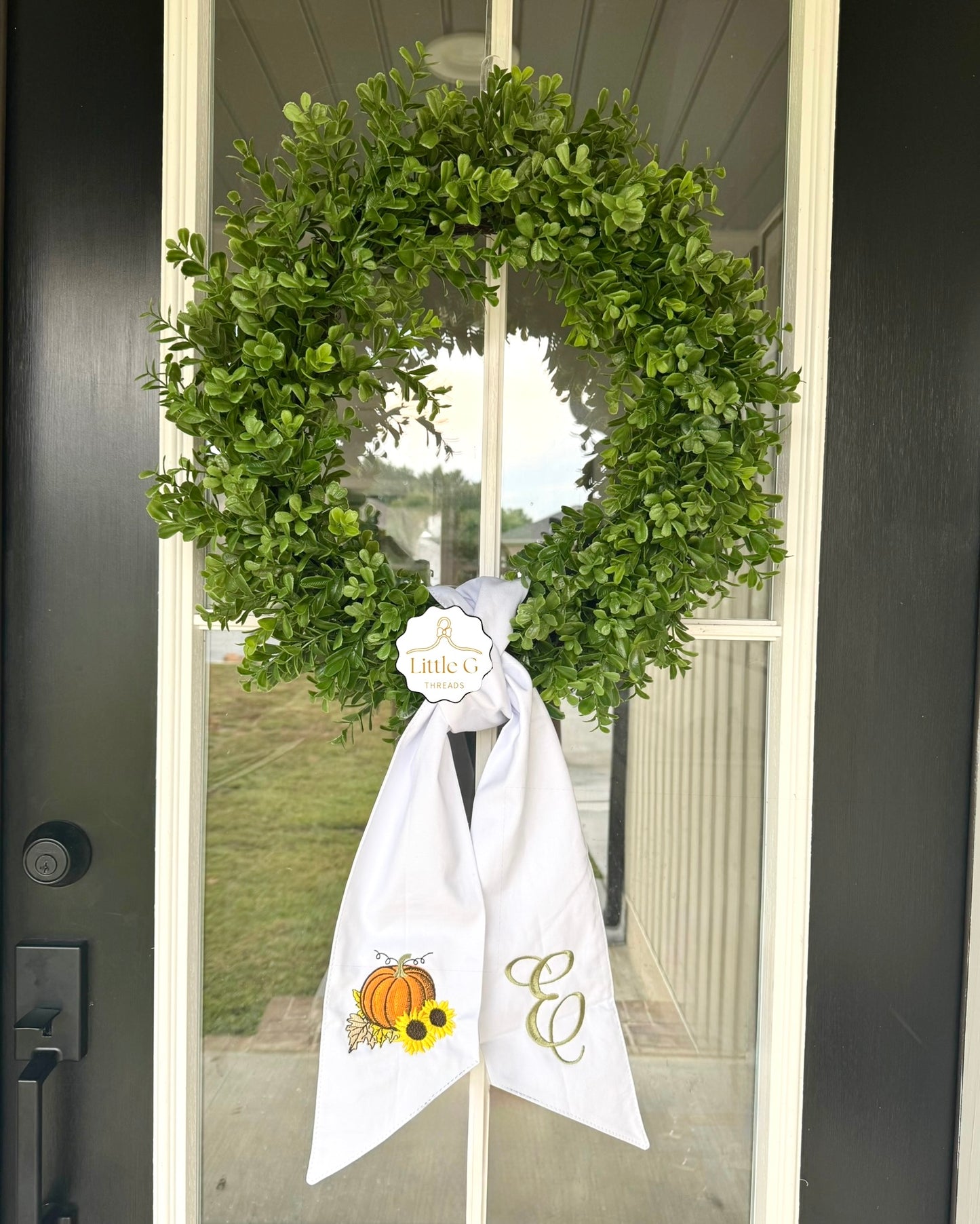 Pumpkin/Sunflower Wreath Sash