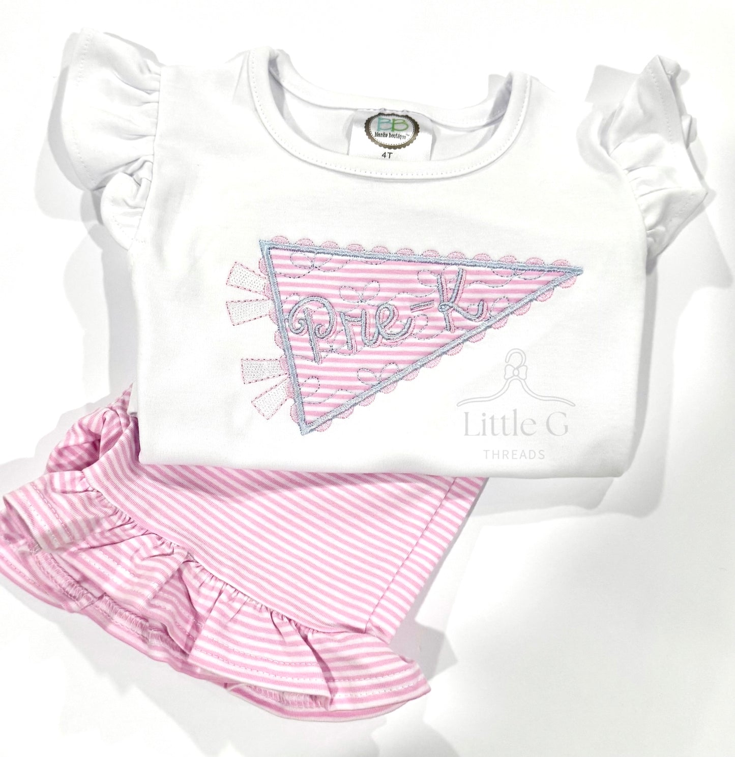 Back to School Pennant Short Set