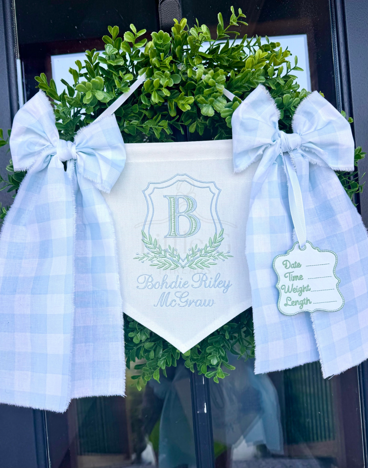 Birth Announcement Banner