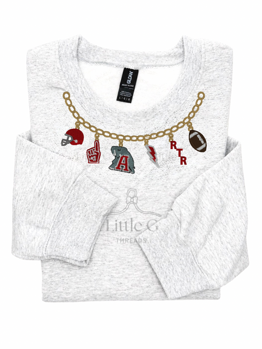 Bama Charm Necklace Sweatshirt