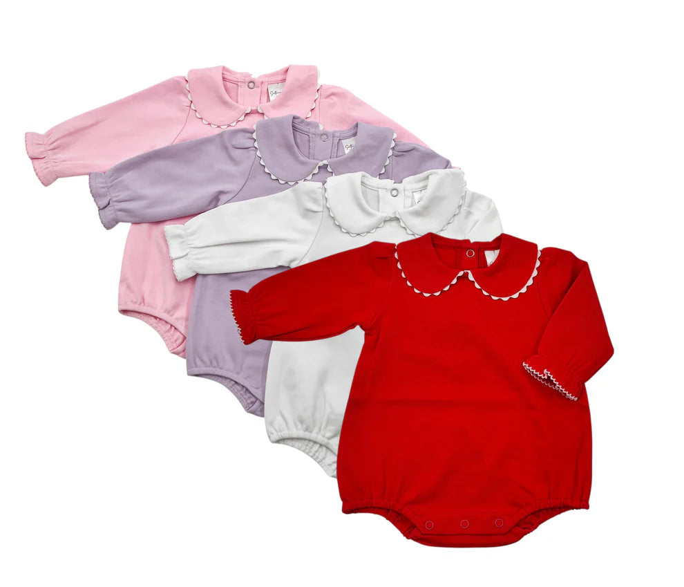 Scalloped Collared Bubble LS