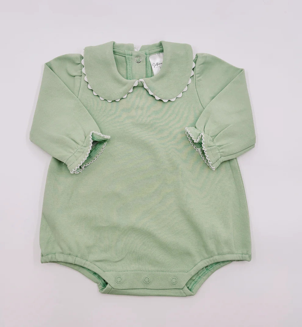 Scalloped Collared Bubble LS