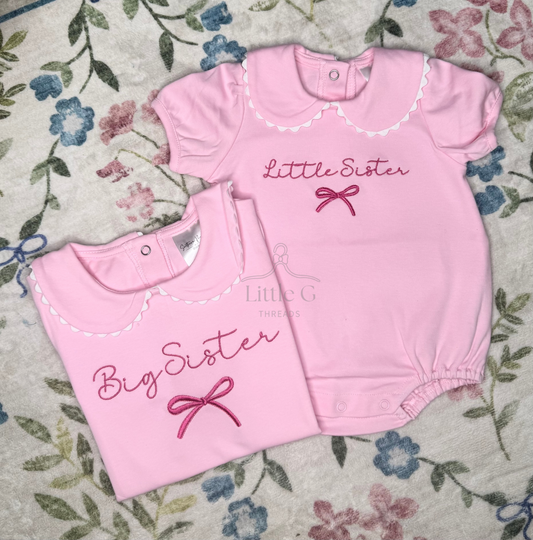 Little Sister Scalloped Collared Bubble